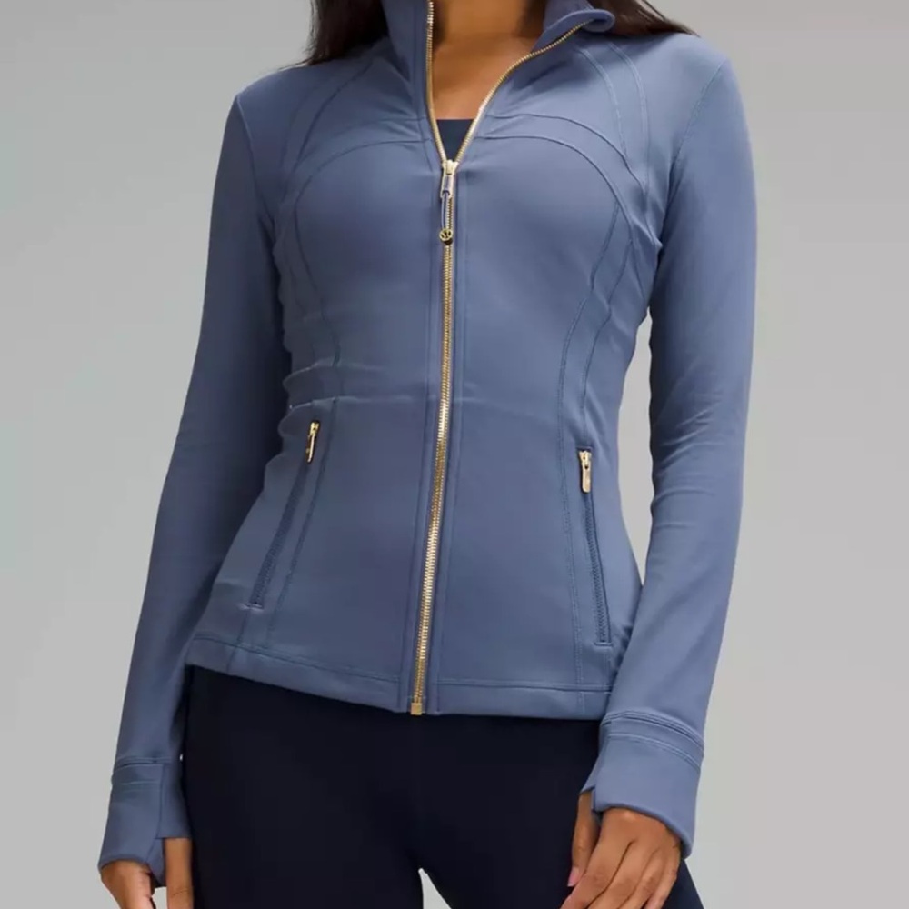 NWT lululemon define nulu jacket shade with gold zipper size 12